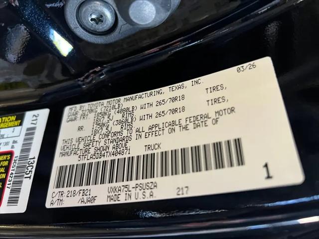 2026 Toyota Tundra SR5 CrewMax 5.5' Bed