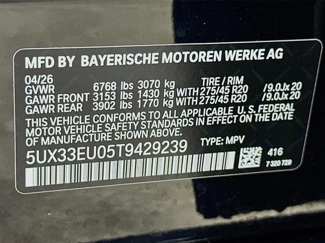 2026 BMW X5 M60i