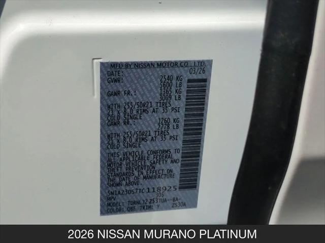 2026 Nissan Murano Platinum