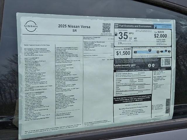2025 Nissan Versa 1.6 SR