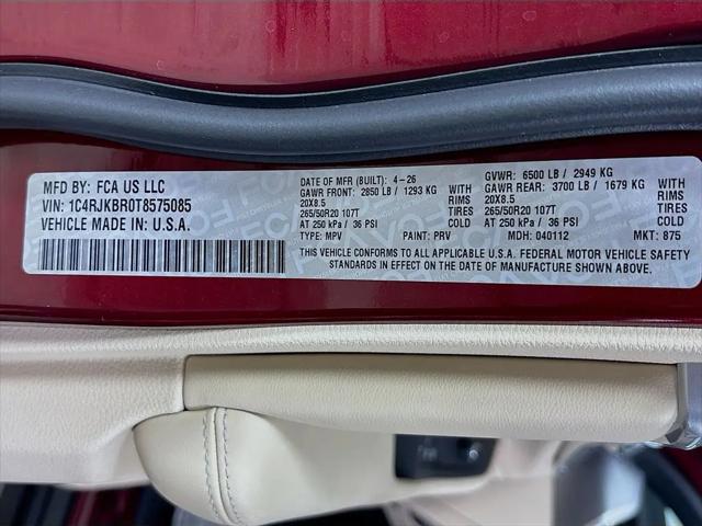2026 Jeep Grand Cherokee L Limited