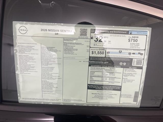 2026 Nissan Sentra SR