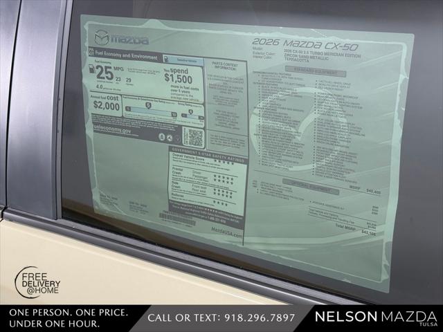 2026 Mazda CX-50 2.5 Turbo Meridian Edition
