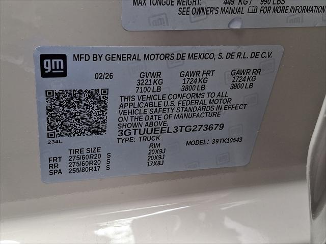2026 GMC Sierra 1500 Crew Cab, Standard Bed, AT4, 4WD