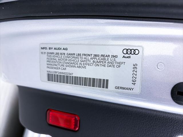 2022 Audi A7 Premium Plus 55 TFSI quattro S tronic
