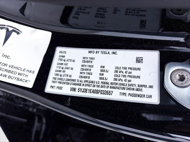 2025 Tesla Model 3 Long Range Rear-Wheel Drive