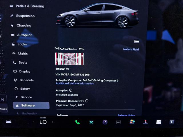 2021 Tesla Model S Plaid Tri Motor All-Wheel Drive