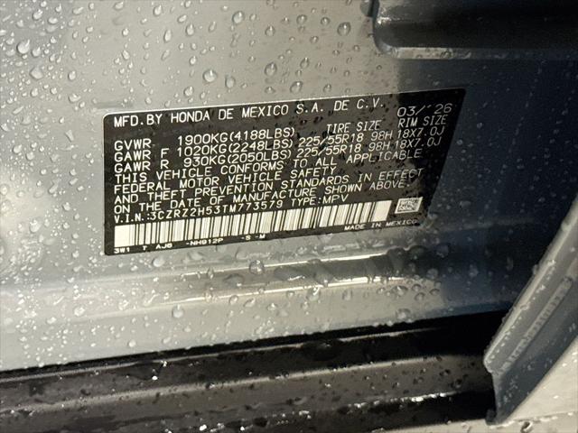 2026 Honda HR-V AWD Sport