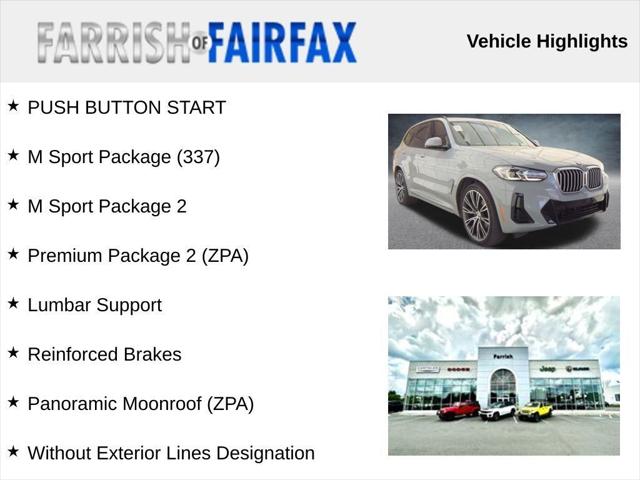 2022 BMW X3 sDrive30i
