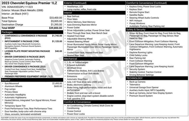 2023 Chevrolet Equinox AWD Premier