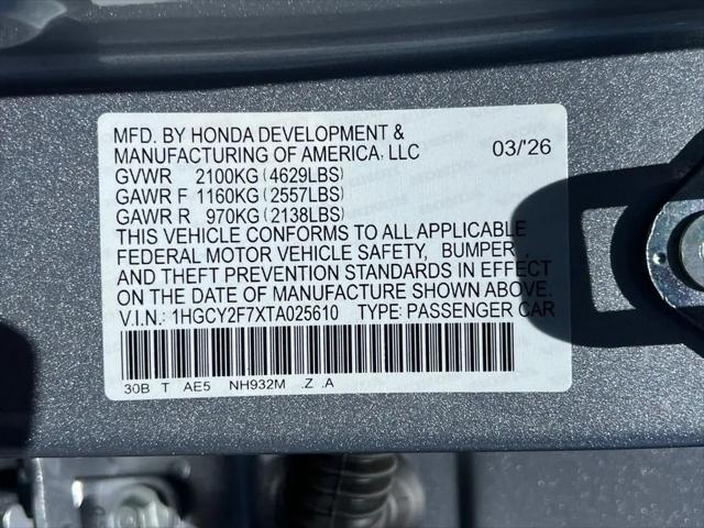 2026 Honda Accord Sedan Sport-L