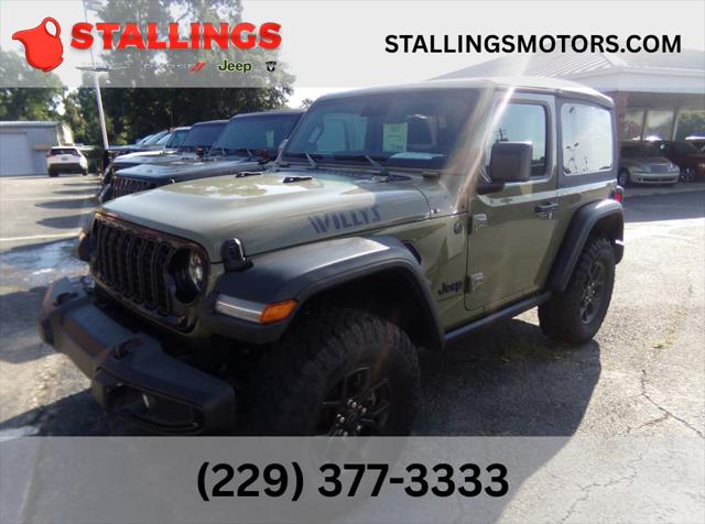 2025 Jeep Wrangler 2-Door Willys 4x4 for sale in Cairo, GA