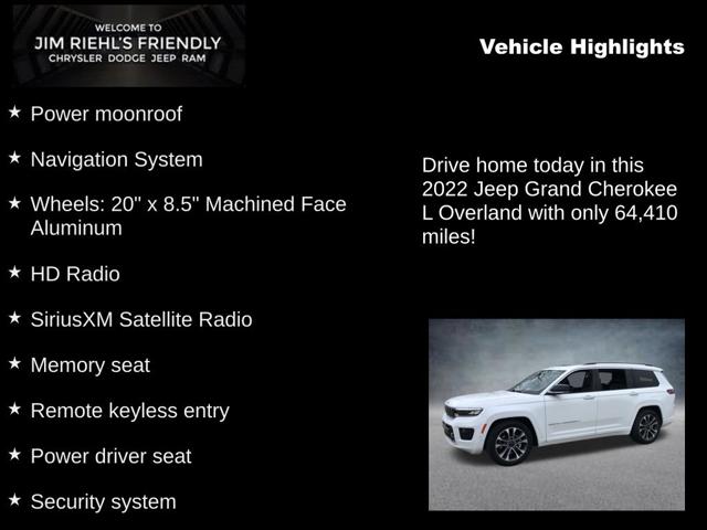 2022 Jeep Grand Cherokee L Overland 4x4