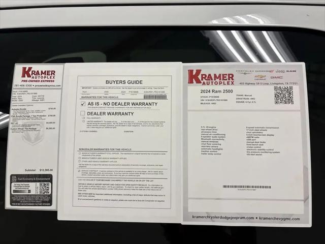 2024 Ram 2500 Laramie Crew Cab 4x4 6'4" Box