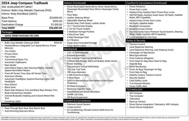 2024 Jeep Compass Trailhawk 4x4