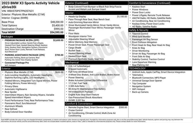 2023 BMW X3 xDrive30i for sale near Columbus, OH