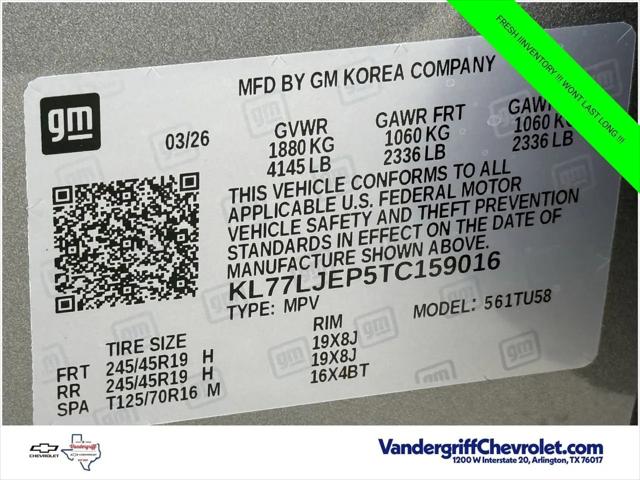 2026 Chevrolet Trax FWD 2RS