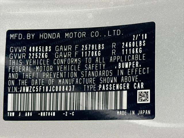 2018 Honda Clarity Plug-In Hybrid Plug-In Hybrid