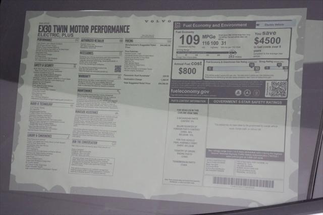 2026 Volvo EX30 Plus Twin Motor Performance, Fully electric