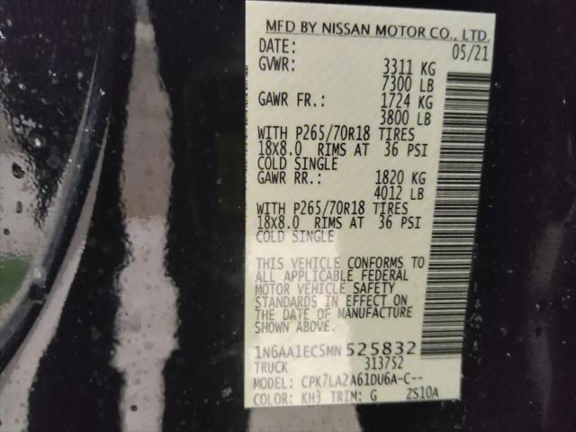 2021 Nissan Titan Crew Cab S 4x4