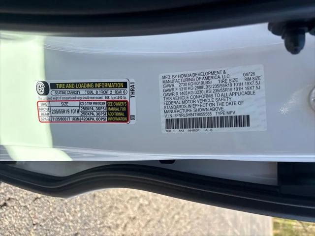 2026 Honda Odyssey Touring