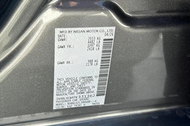 2026 Nissan Altima SR AWD