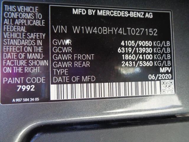 2020 Mercedes-Benz Sprinter 2500 Standard Roof I4