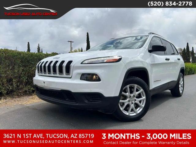 2016 Jeep Cherokee Sport for sale in Tucson, AZ