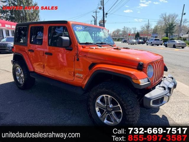 2018 Jeep Wrangler Unlimited Sahara 4x4 for sale in Rahway, NJ