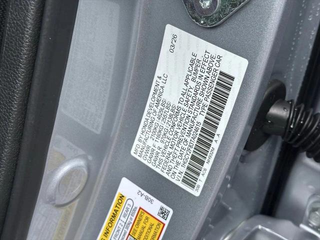 2026 Honda Accord Sedan Touring