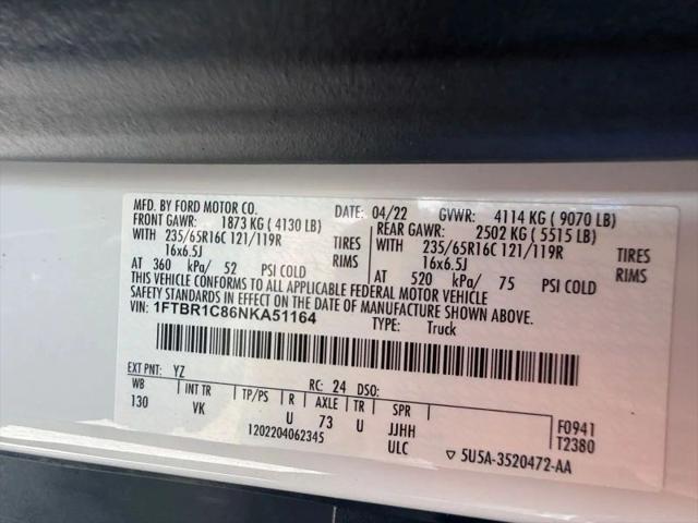 2022 Ford Transit Cargo Van Medium Roof w/RWB