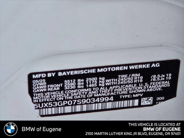 2025 BMW X3 30 xDrive