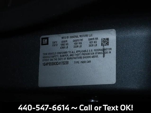 2012 Buick Verano Leather Group