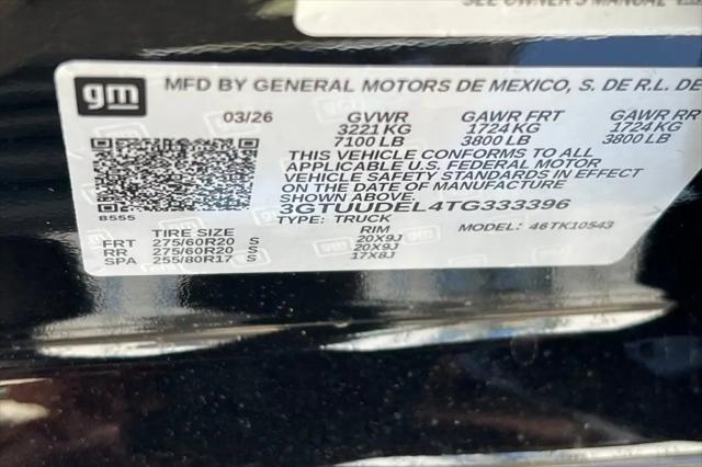2026 GMC Sierra 1500 Crew Cab, Short Bed, SLT, 4WD