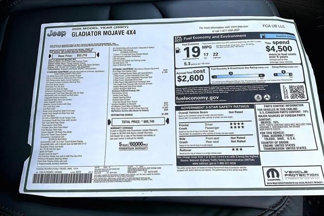 2026 Jeep Gladiator Sport