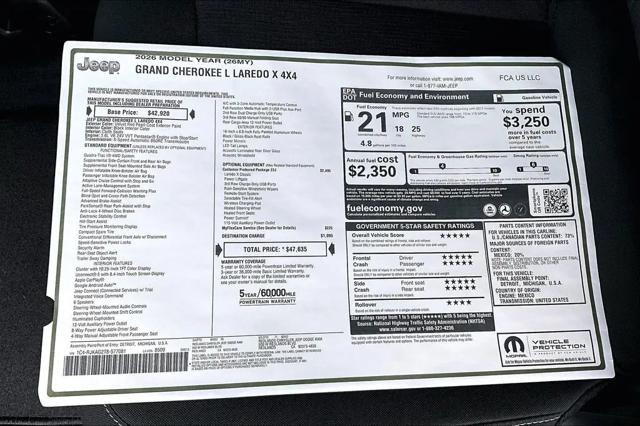 2026 Jeep Grand Cherokee L Altitude 4x4