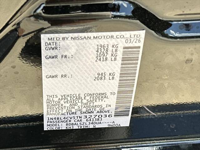 2026 Nissan Altima SR FWD