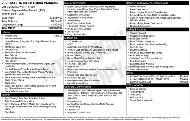 2026 Mazda CX-50 Hybrid Premium