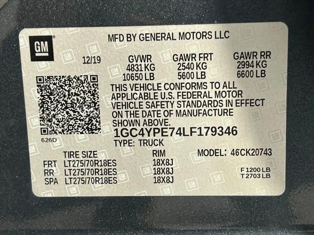 2020 Chevrolet Silverado 2500HD 4WD Crew Cab Standard Bed LTZ