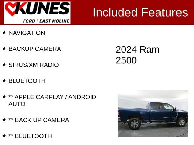 2024 Ram 2500 Big Horn Crew Cab 4x4 6'4" Box