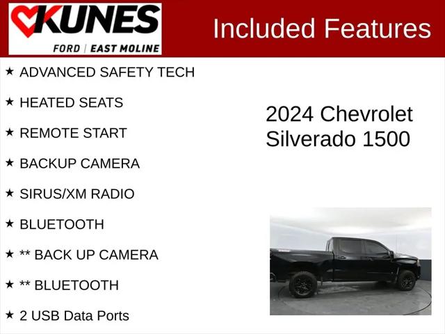 2024 Chevrolet Silverado 1500 4WD Crew Cab Short Bed LT Trail Boss