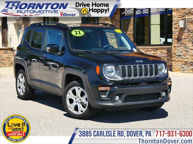 2022 Jeep Renegade Limited 4x4 for sale in Dover, PA