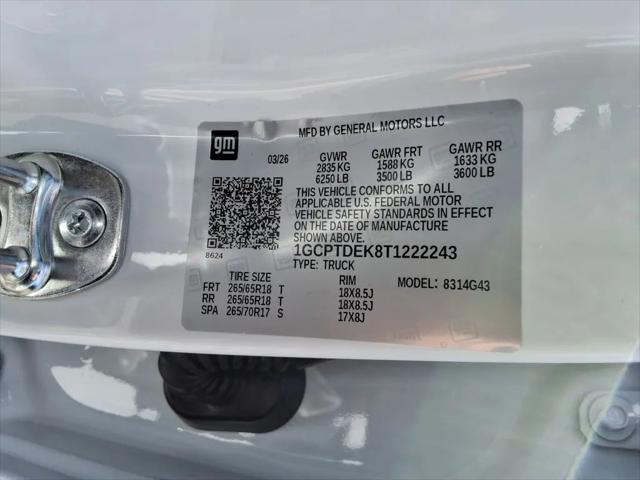 2026 Chevrolet Colorado Z71, 4WD