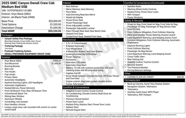 2025 GMC Canyon 4WD Denali
