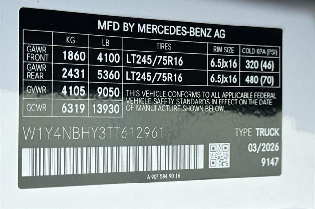2026 Mercedes-Benz Sprinter 2500 Standard Roof 4-Cyl Diesel HO