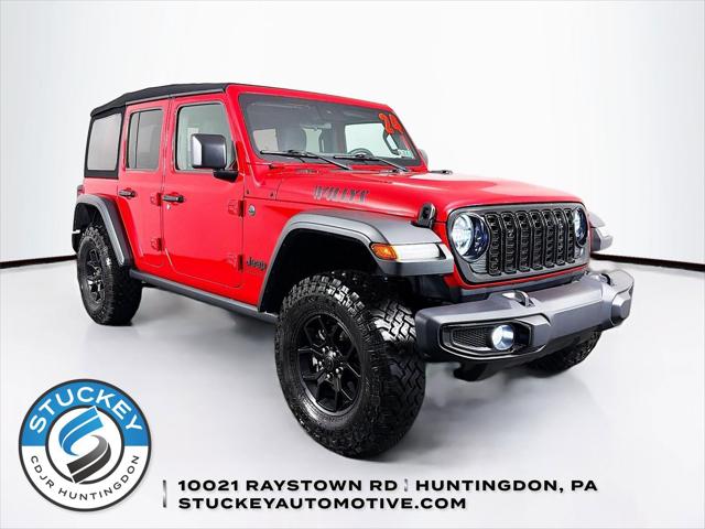 2024 Jeep Wrangler 4-Door Willys 4x4 2024 Jeep Wrangler 4-Door Willys 4x4