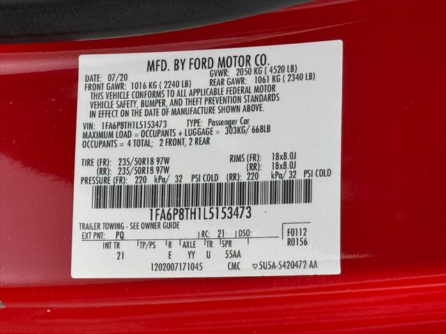 2020 Ford Mustang EcoBoost Fastback