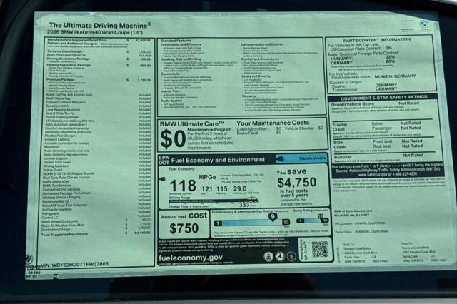 2026 BMW i4 eDrive40