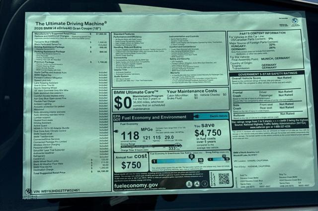 2026 BMW i4 eDrive40