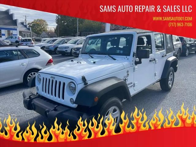 2018 Jeep Wrangler JK Unlimited Sport 4x4 for sale in New Cumberland, PA